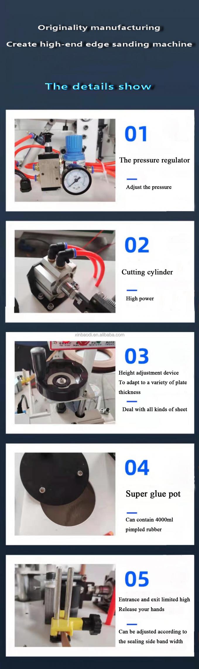 DW-1800GF Woodworking PVC MDF Furniture Automatic Edge Bander Banding Machine