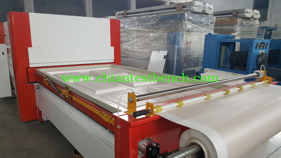 TM2480P PLC touch screen operation PVC film vacuum membrane press machine for furniture supplier